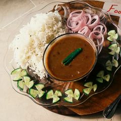A picture of Sabut Masoor ki dal.