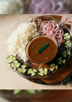 A picture of Sabut Masoor ki dal.