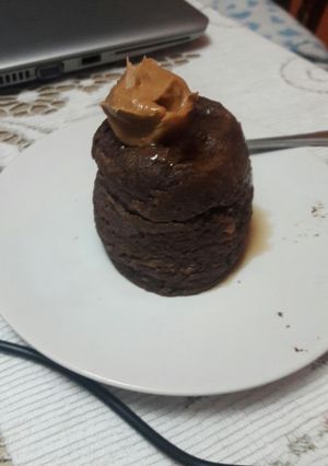 Una foto de Mugcake brownie