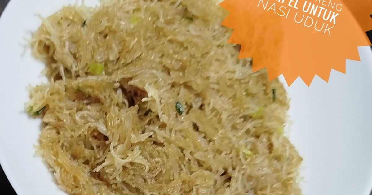 Bihun Goreng Simpel untuk Nasi Uduk