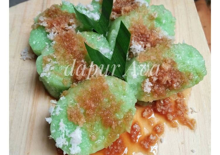 resep cara bikin Lupis Pandan