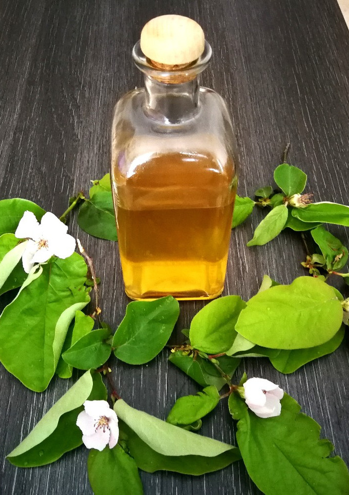 Una foto de Licor de membrillo