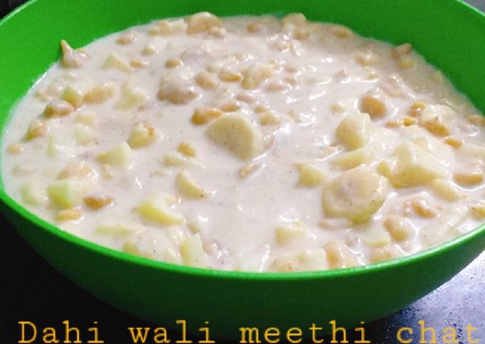 Dahi wali meethi chat