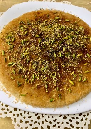 صورة لوصفة كنافة بالجبن على الغاز 🍘🍘