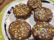 Una foto de alfajores de maicena sin huevo