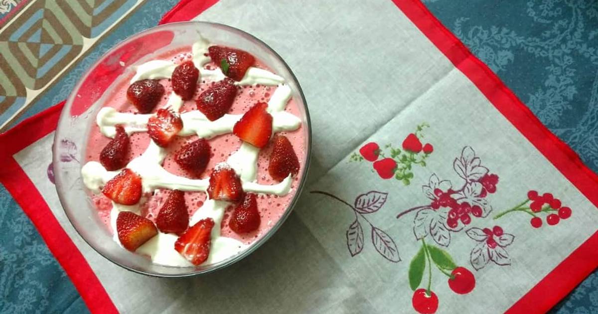Strawberry Souffle Recipe by Adeya Cookpad