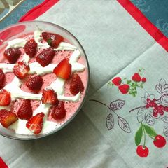A picture of Strawberry Souffle.