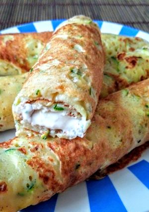 Cukkini palacsinta recept fotója