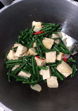 Foto resep Tumis tahu kacang panjang