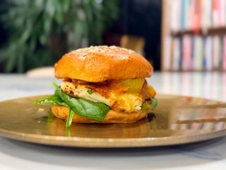 Haloumi burger