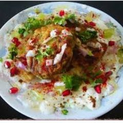 A picture of Chatpati Aloo Ki Tikki.