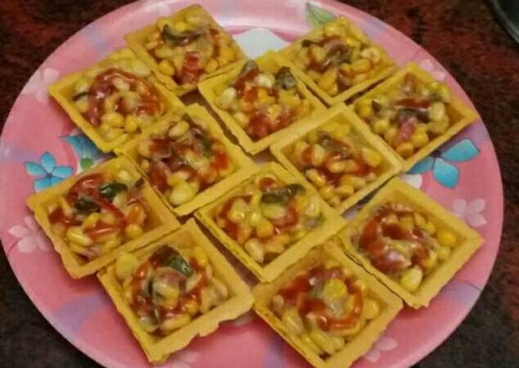 homemade Sweet Corn canapes recipe | how to make homemade Sweet Corn canapes