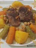 Couscous with Vegetables in Red Sauce