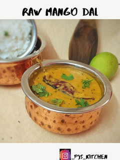 A picture of Raw Mango Dal.