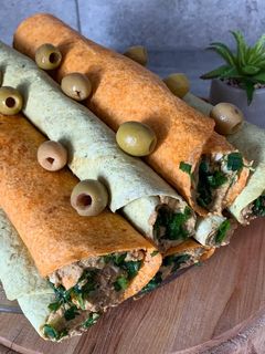 Фото Паштет из куриной печени в лаваше.