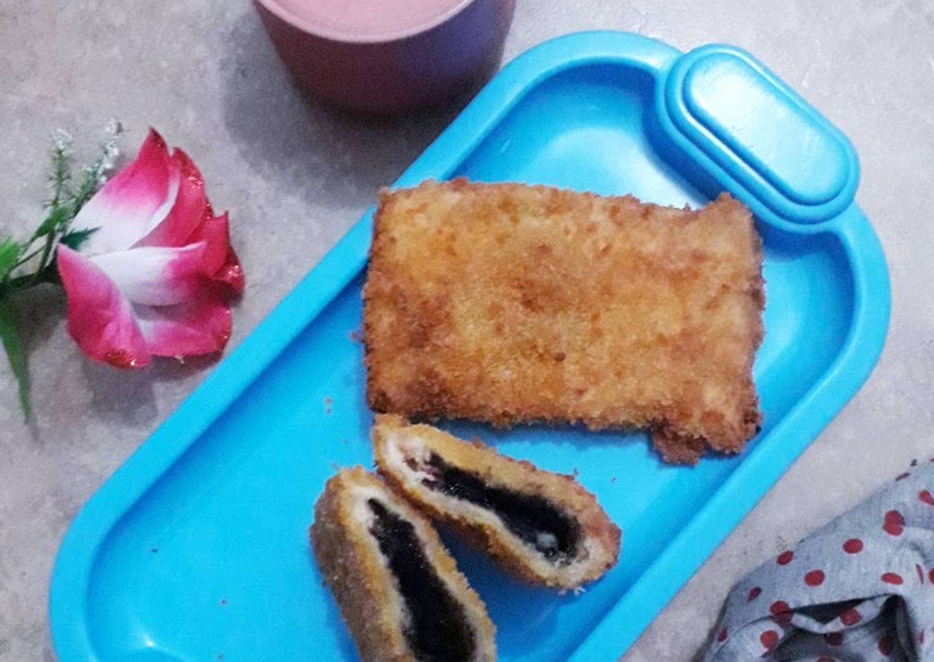 Roti goreng coklat