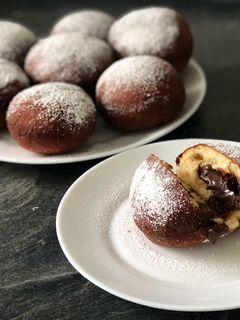 Mogyorókrémes berlini fánk recept fotója