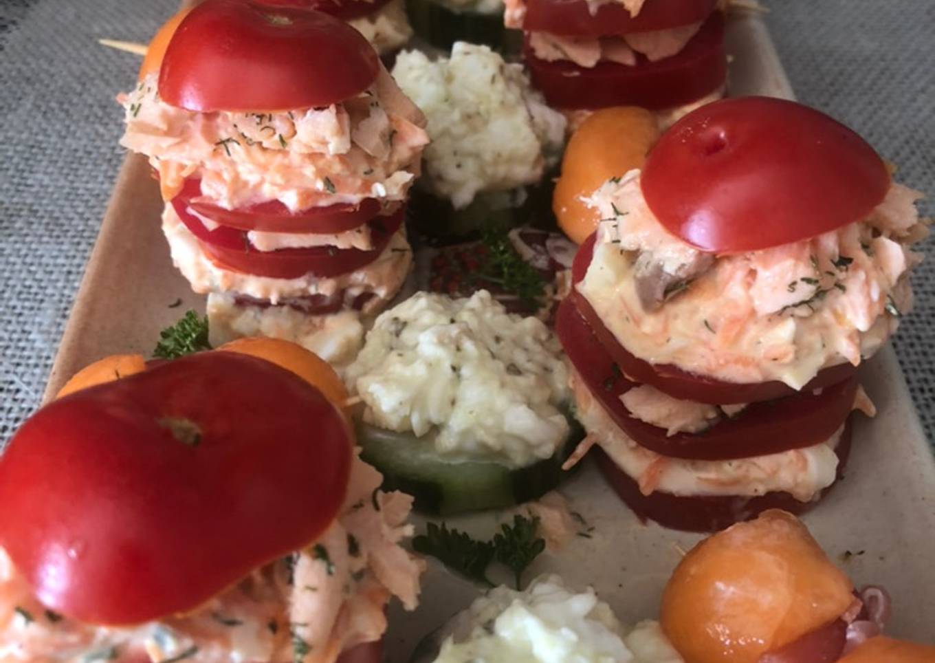 Millefeuille de tomates