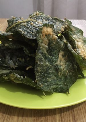 Foto resep Peyek Bayam