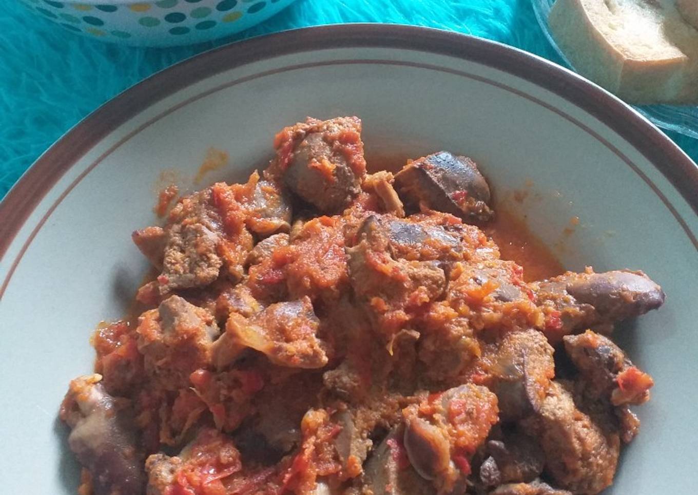 Ati Ayam Balado