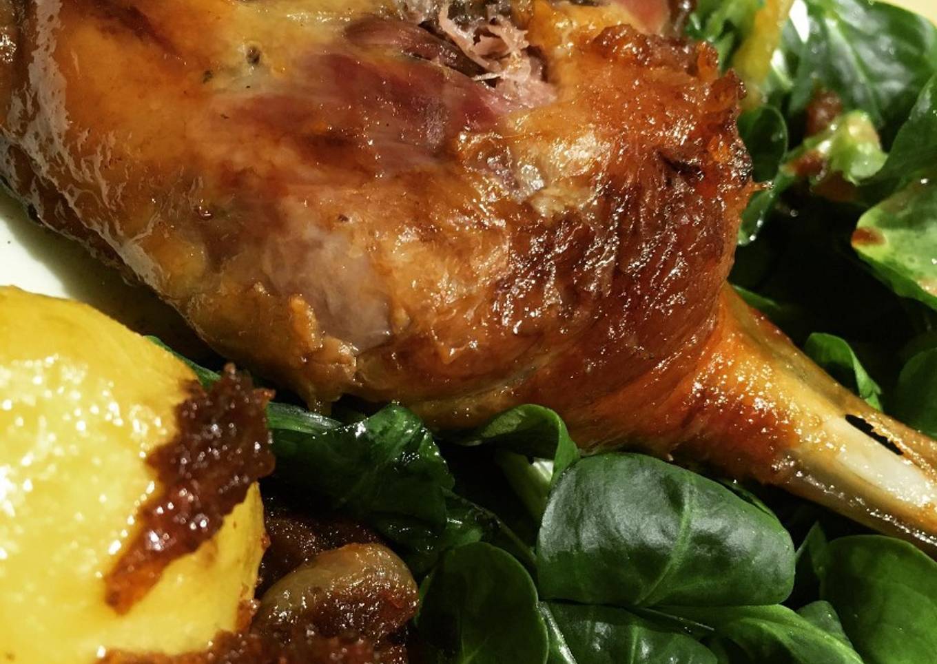 Cuisses de canard rôti au four