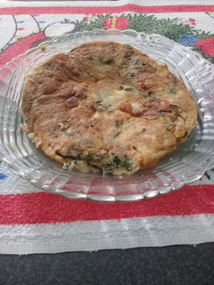 Una foto de Omelette de acelga