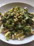 Fusilli con pollo al pesto