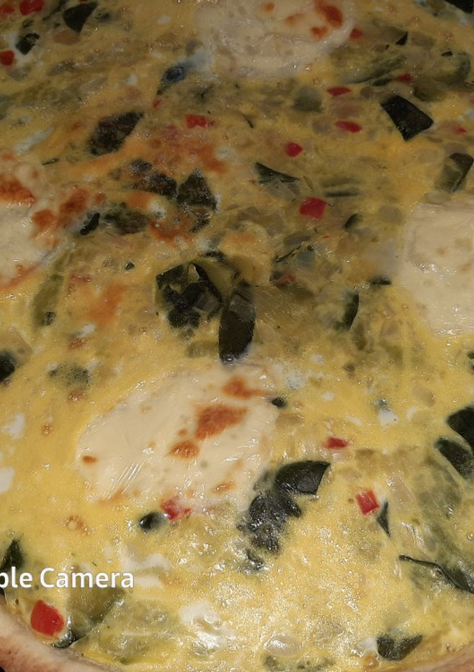 Una foto de Tarta de zapallito con masa casera fácil