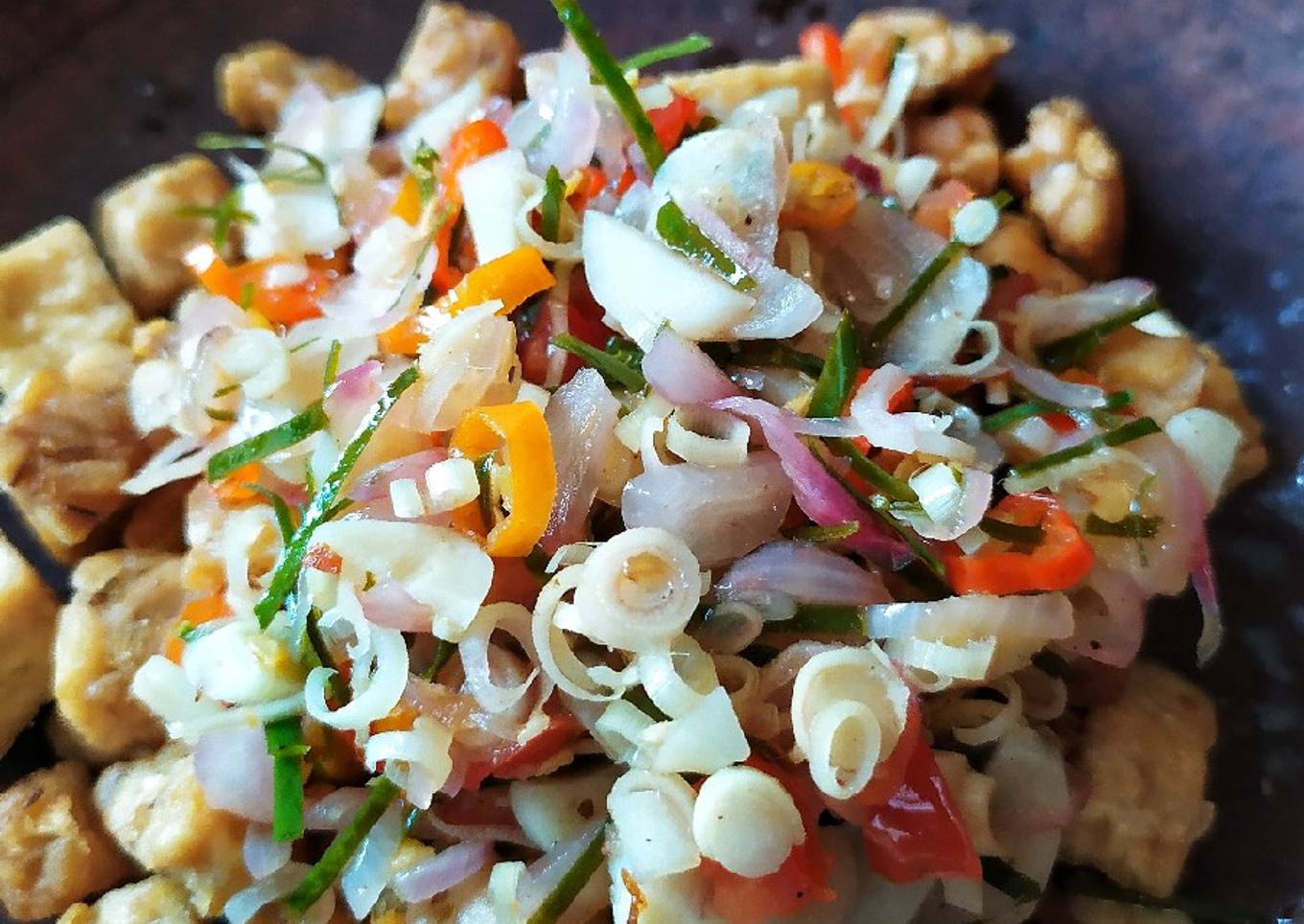 Sambal Matah Goreng Tempe: