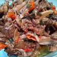 Oseng usus campur tulangan ayam pedas🥵