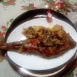 Paletilla de cordero lechal asada