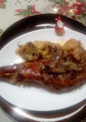 Una foto de Paletilla de cordero lechal asada