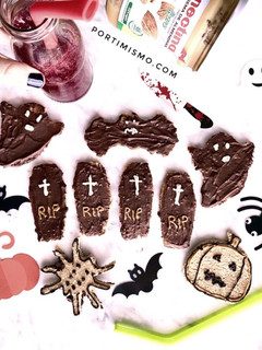 Una foto de Galletas de Avena sin horno (Halloween)