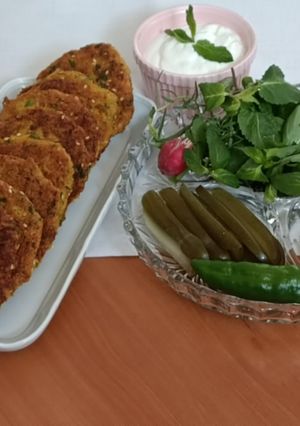 عکسی از دستور کتلت لوبیا سفید