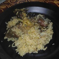 Yarkand ka pulao A picture of Yarkand ka pulao.