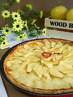 Una foto de Tarta rápida de manzana