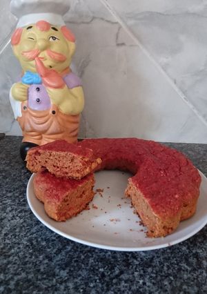 Una foto de Budín integral de remolacha y naranjas (sobras 🤣😂)