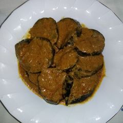 A picture of Dahi walay baingan.