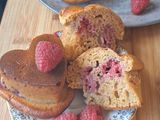 Coeurs moelleux à la framboise