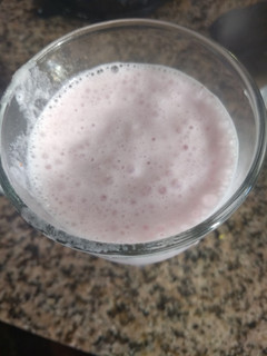 Una foto de Licuado de frutillas