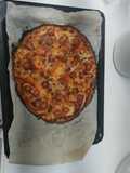 Pizza con base de coliflor
