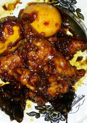 Foto resep Bacem telor dan tempe legit