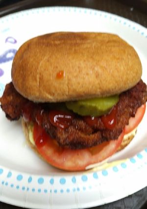 A picture of Breaded Pork Sandwich.
