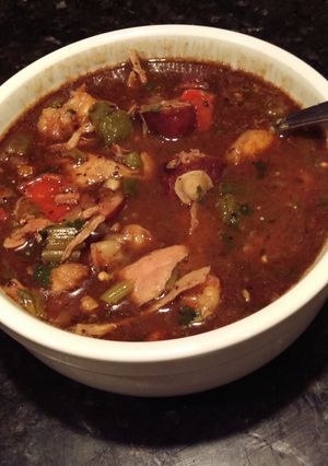 A picture of Cajun Gumbo.