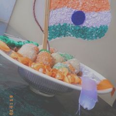 A picture of Coconut laddu.
