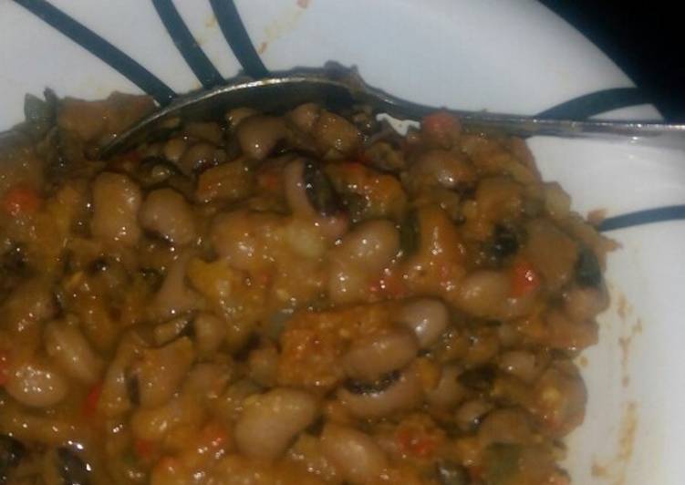 Recipe of Speedy Poriage beans with sweet potatoes