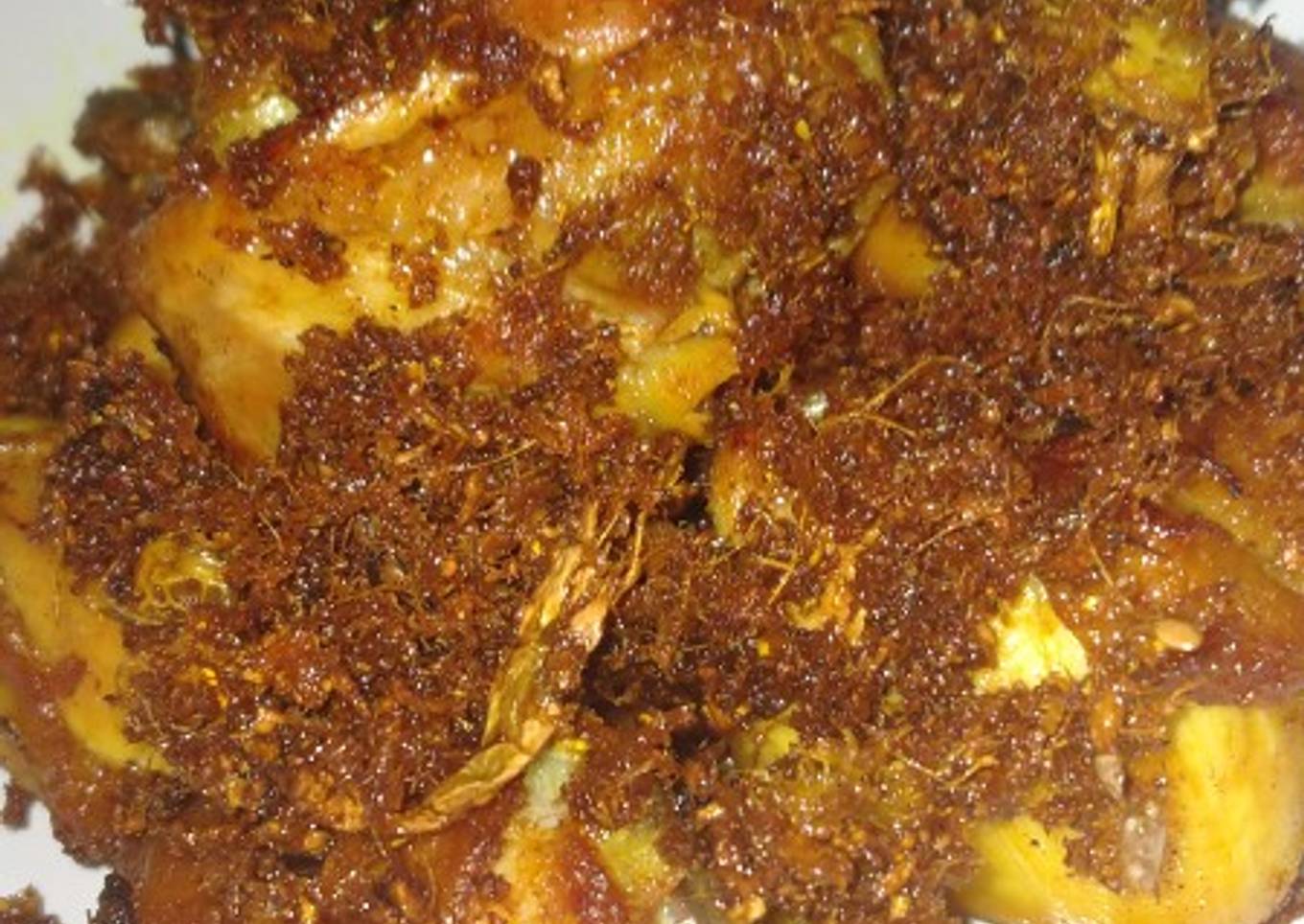 Ayam goreng lengkuas kremes