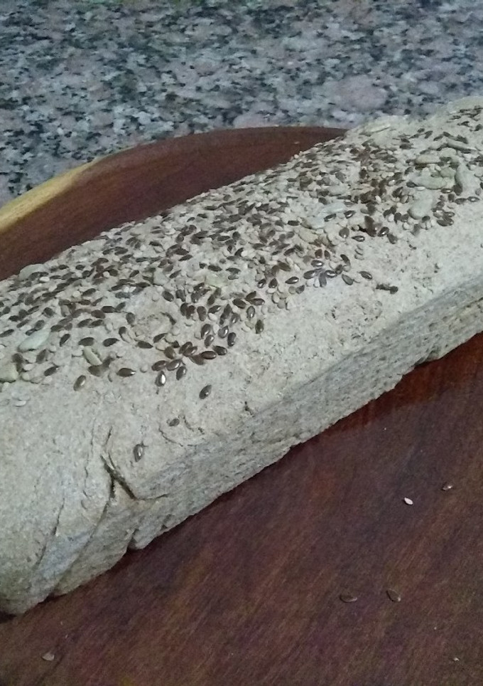 Una foto de Pan integral casero