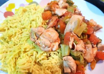 Best Recipe Papaya Chicken with Turmeric Rice Delicious Nutritious Best Recipe Papaya Chicken with Turmeric Rice Delicious Nutritious
