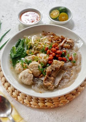 Foto resep 🍂 Bakso Mie Sagu Pontianak